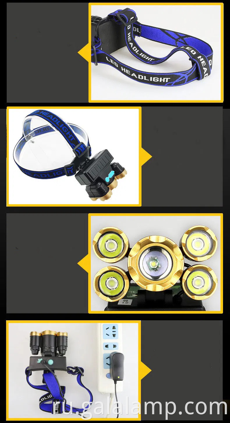 Многоцелевая USB-заряжаемая фара для кемпинга и рыбалки